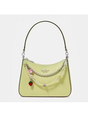 Kate Spade Margot Shoulder Bag, Tennis Ball Yellow NEW NWT